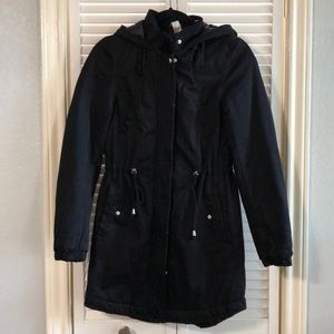 H&M padded parka with hood